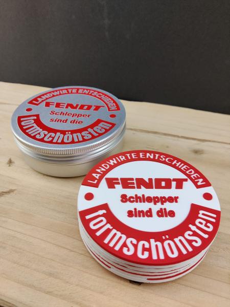 Fendt Schlepper sind die formschönsten Untersetzer Set